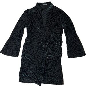 Pretty Little Thing Plus Velvet Burn Out Maxi Dress Sz 24 Dk Green Goth Witchy